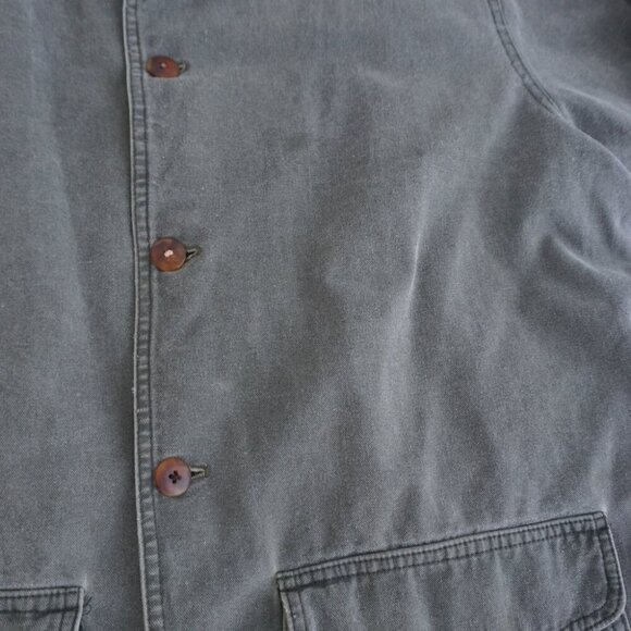 Vintage Northern Reflections Gray-ish Barn Chore Jacket Corduroy Collar M - Picture 5 of 15